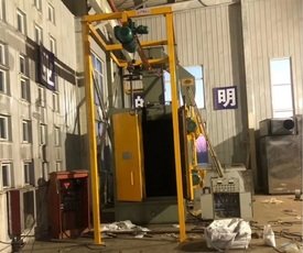 管件噴砂機，鋼管噴砂機